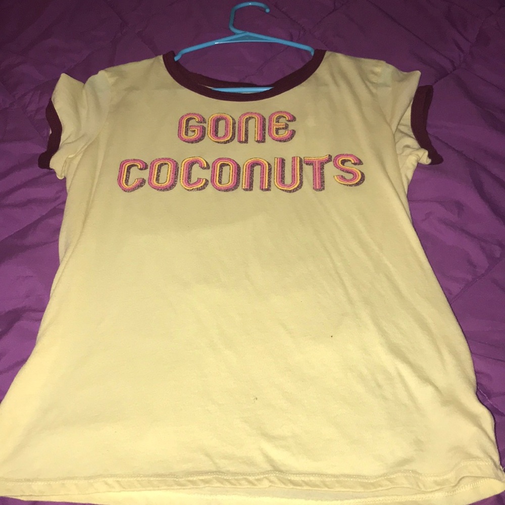 Gone coconuts shirt barely worn great condition